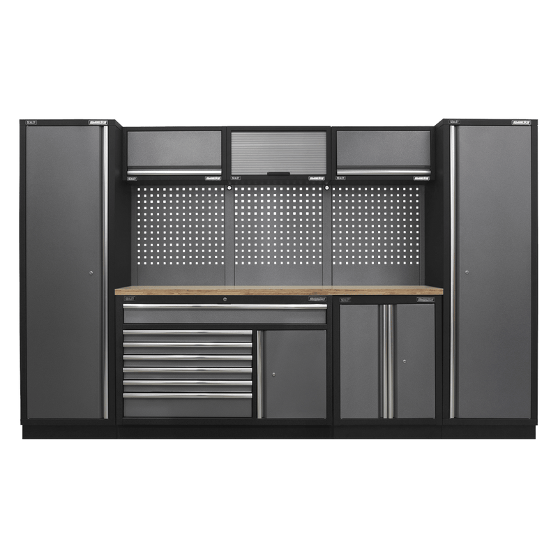 Sealey Modular Storage Systems Superline PRO® 3.24m Storage System - Pressed Wood Worktop-APMSSTACK13W 5054630001017 APMSSTACK13W - Buy Direct from Spare and Square