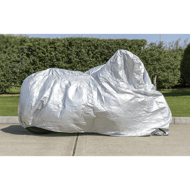 Sealey Motorcycle Covers Medium Motorcycle Cover 2320 x 1000 x 1350mm-MCM 5024209942553 MCM - Buy Direct from Spare and Square