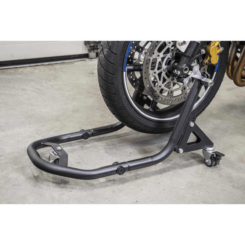 Sealey Motorcycle Lifts & Work Tables 360° Universal Floating Front Paddock Stand-FPS1MD 5054630196607 FPS1MD - Buy Direct from Spare and Square