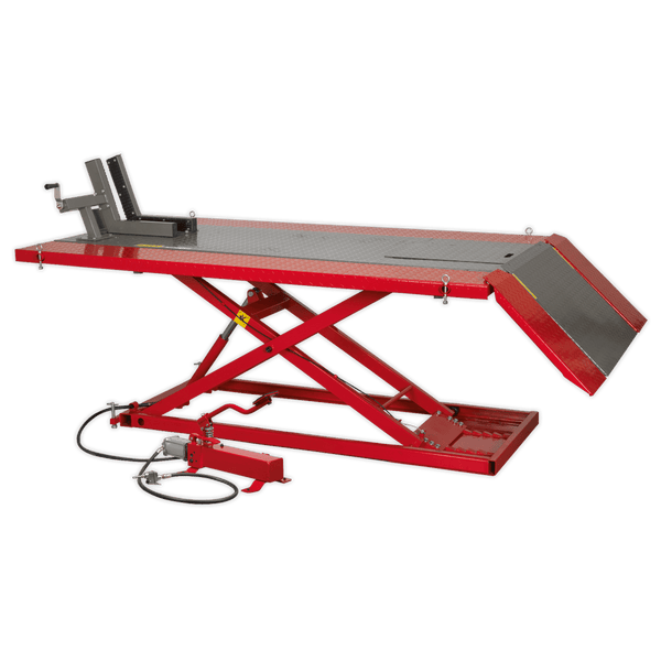 Sealey Motorcycle Lifts & Work Tables 680kg Air/Hydraulic Mini Tractor/Quad/Motorcycle Lift-MT680 5024209851626 MT680 - Buy Direct from Spare and Square