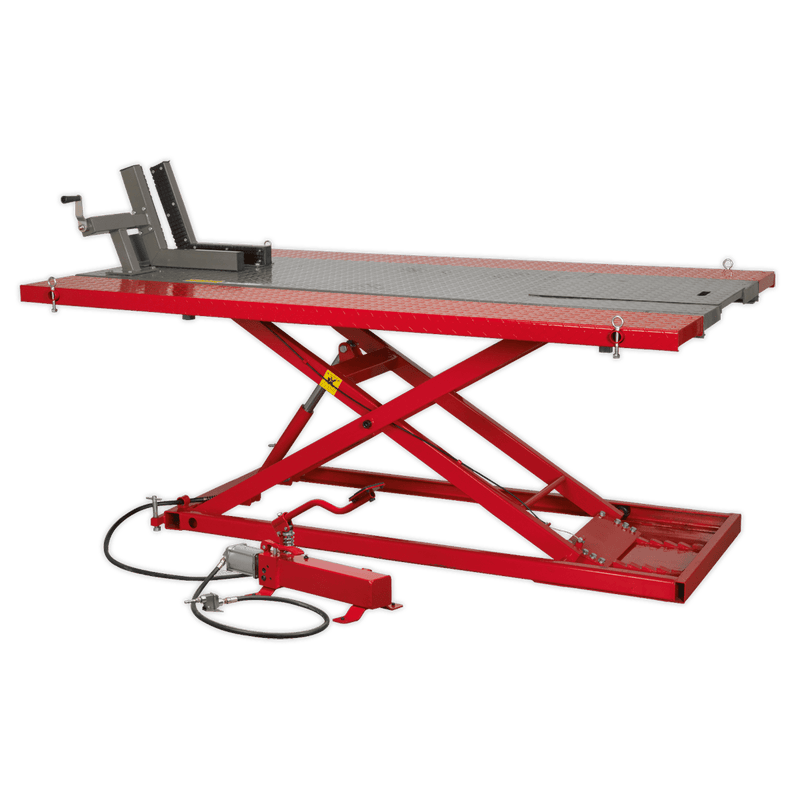 Sealey Motorcycle Lifts & Work Tables 680kg Air/Hydraulic Mini Tractor/Quad/Motorcycle Lift-MT680 5024209851626 MT680 - Buy Direct from Spare and Square
