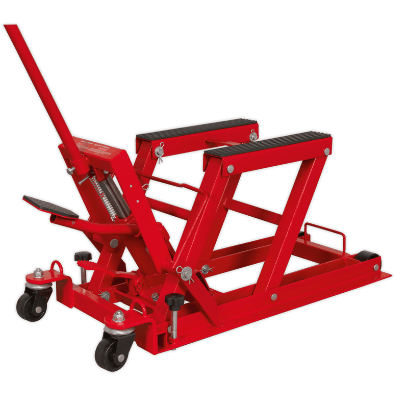 Sealey Motorcycle Lifts & Work Tables 680kg Hydraulic Motorcycle & Quadbike Lift-MC480 5024209121293 MC480 - Buy Direct from Spare and Square