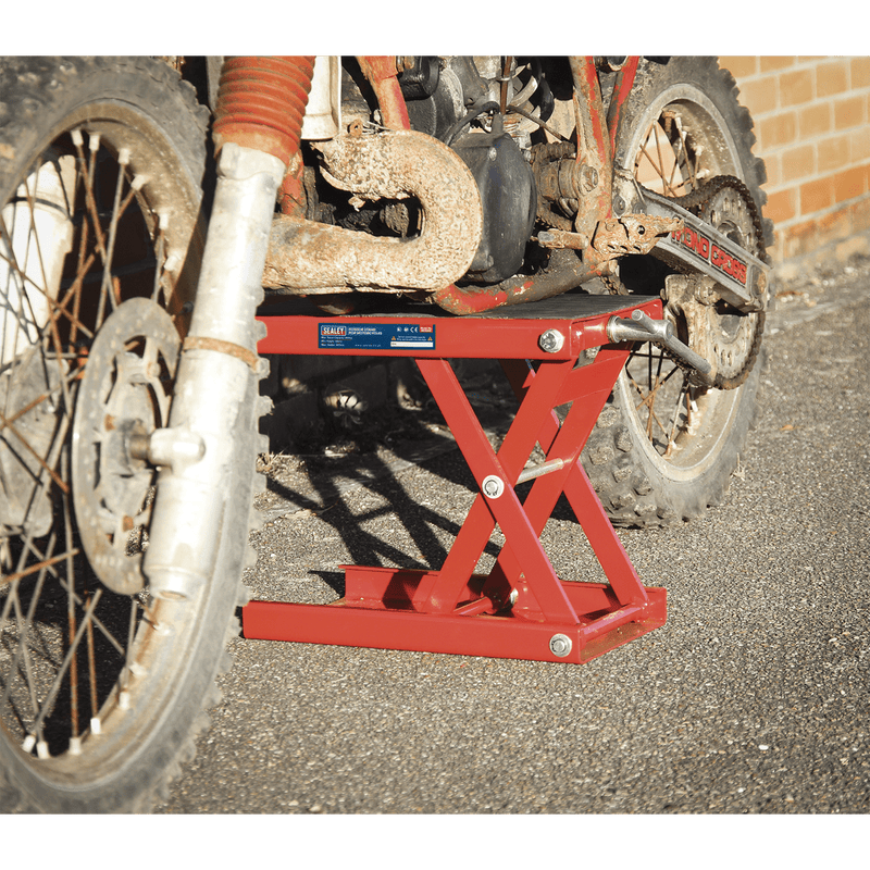 Sealey Motorcycle Supports & Lifting 450kg Scissor Stand for Motorcycles-MC5908 5024209142083 MC5908 - Buy Direct from Spare and Square