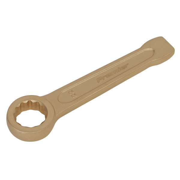 Sealey Non-Sparking Tools 22mm Ring End Slogging Spanner - Non-Sparking-NS028 5054511735055 NS028 - Buy Direct from Spare and Square
