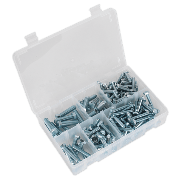 Sealey Nuts & Bolts 144pc Setscrew Assortment 1/4"-3/8"UNF-AB047UNF 5054511053272 AB047UNF - Buy Direct from Spare and Square