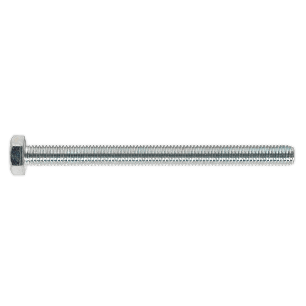 Sealey Nuts & Bolts HT Setscrew M8 x 100mm - 8.8 Zinc - Pack of 25-SS8100 5054511058925 SS8100 - Buy Direct from Spare and Square