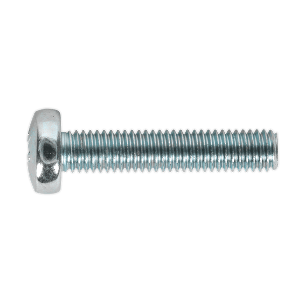 Sealey Nuts & Bolts M5 x 25mm Pan Head Pozi Machine Screw DIN 7985Z - Pack of 50-MSP525 5054511062441 MSP525 - Buy Direct from Spare and Square