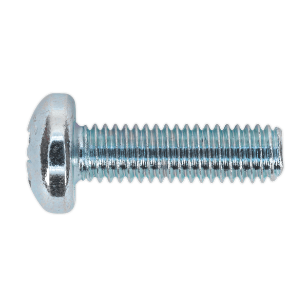 Sealey Nuts & Bolts M6 x 20mm Pan Head Pozi Machine Screw DIN 7985Z - Pack of 50-MSP620 5054511062458 MSP620 - Buy Direct from Spare and Square