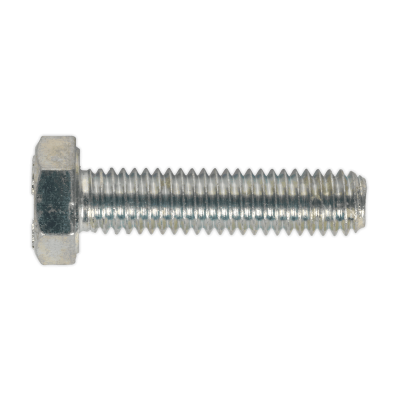 Sealey Nuts & Bolts M6 x 25mm Setscrew HT 8.8 Zinc - Pack of 50-SS625 5054511060980 SS625 - Buy Direct from Spare and Square