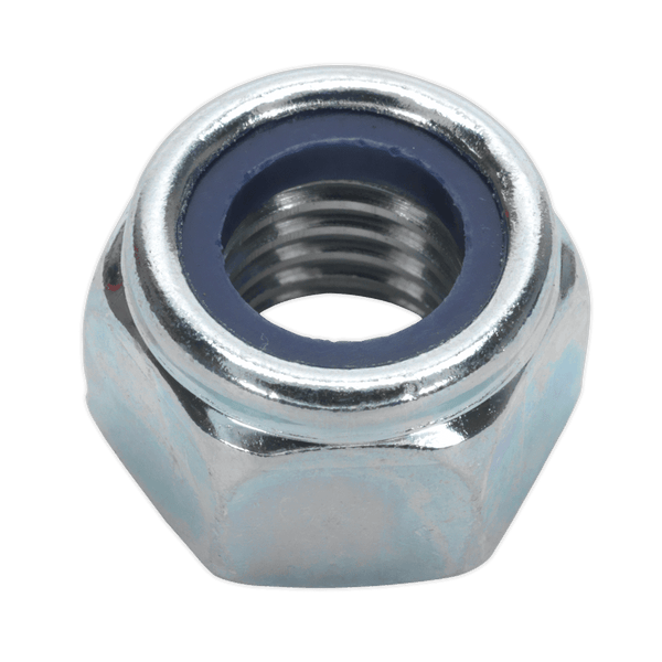 Sealey Nuts & Bolts Zinc Plated Nylon Locknut DIN 982 - M12 - Pack of 25-NLN12 5054511037548 NLN12 - Buy Direct from Spare and Square