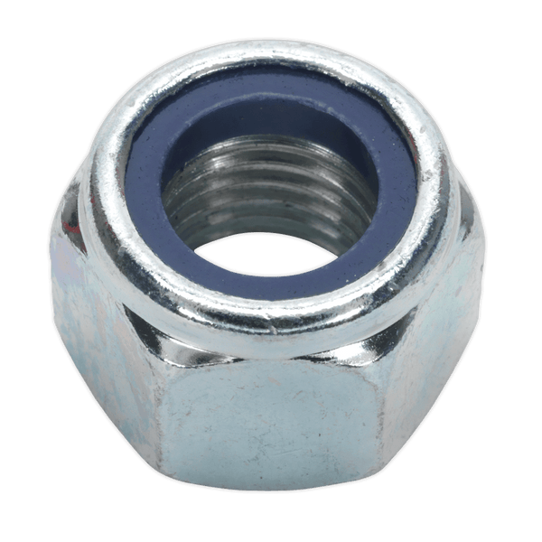 Sealey Nuts & Bolts Zinc Plated Nylon Locknut DIN 982 - M16 - Pack of 25-NLN16 5054511037555 NLN16 - Buy Direct from Spare and Square