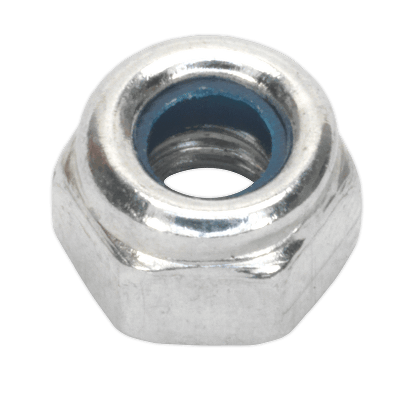 Sealey Nuts & Bolts Zinc Plated Nylon Locknut DIN 982 - M4 - Pack of 100-NLN4 5054511037586 NLN4 - Buy Direct from Spare and Square