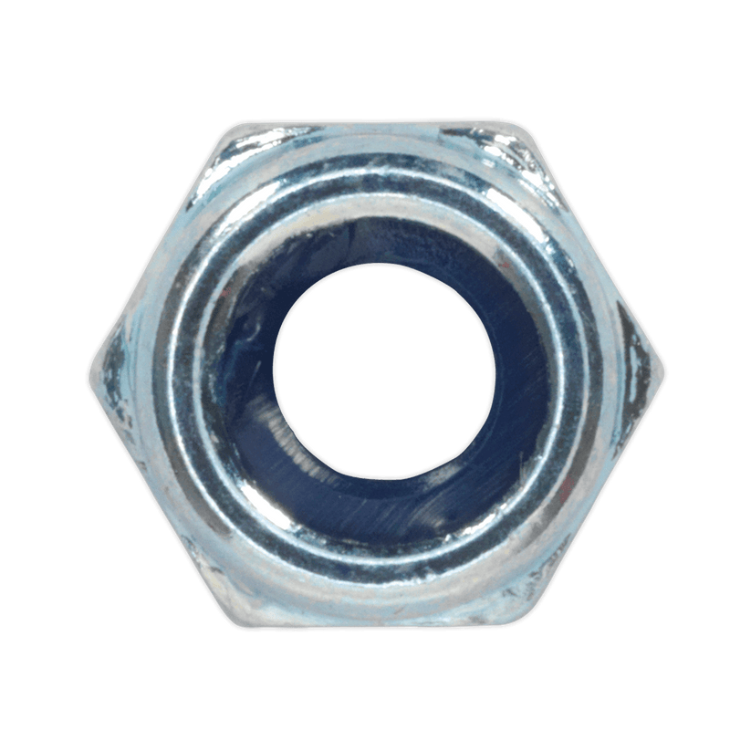 Sealey Nuts & Bolts Zinc Plated Nylon Locknut DIN 982 - M5 - Pack of 100-NLN5 5054511037593 NLN5 - Buy Direct from Spare and Square