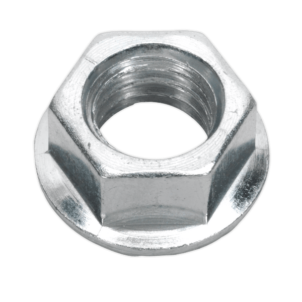 Sealey Nuts & Bolts Zinc Plated Serrated Flange Nut DIN 6923 - M10 - Pack of 100-FN10 5054511037623 FN10 - Buy Direct from Spare and Square