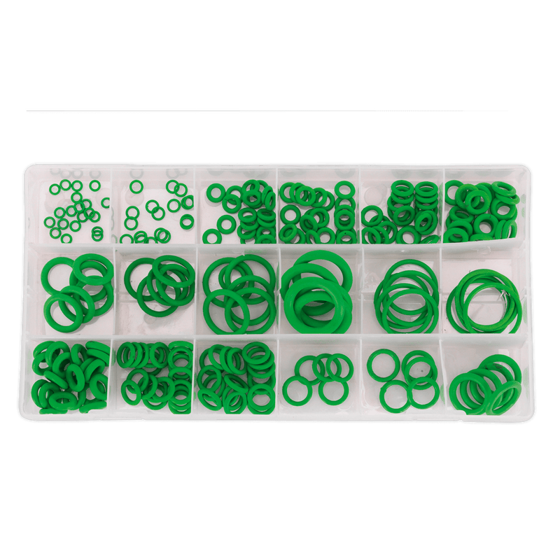 Sealey O-Rings 225pc Air Conditioning Rubber O-Ring Assortment - Metric-ACOR225 5051747990647 ACOR225 - Buy Direct from Spare and Square