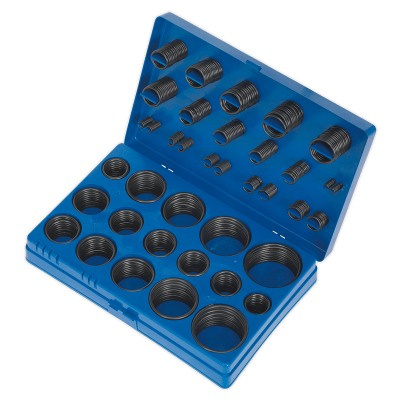 Sealey O-Rings 407pc Rubber O-Ring Assortment - Imperial-BOR407 5051747990708 BOR407 - Buy Direct from Spare and Square