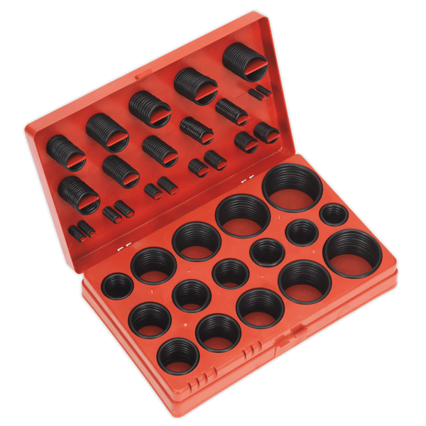 Sealey O-Rings 419pc Rubber O-Ring Assortment - Metric-BOR419 5024209600996 BOR419 - Buy Direct from Spare and Square