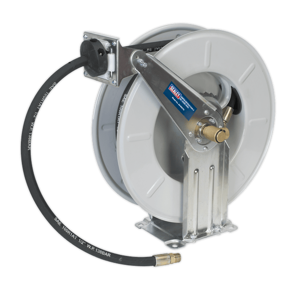 Sealey Oil Dispensing 10m Retractable Oil Hose Reel-AK4567D 5051747399112 AK4567D - Buy Direct from Spare and Square