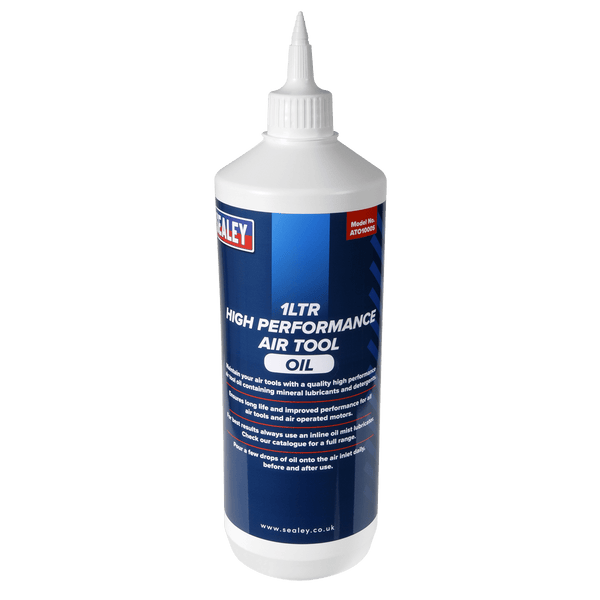 Sealey Oils & Lubricants 1L Air Tool Oil-ATO1000S 5024209652094 ATO1000S - Buy Direct from Spare and Square