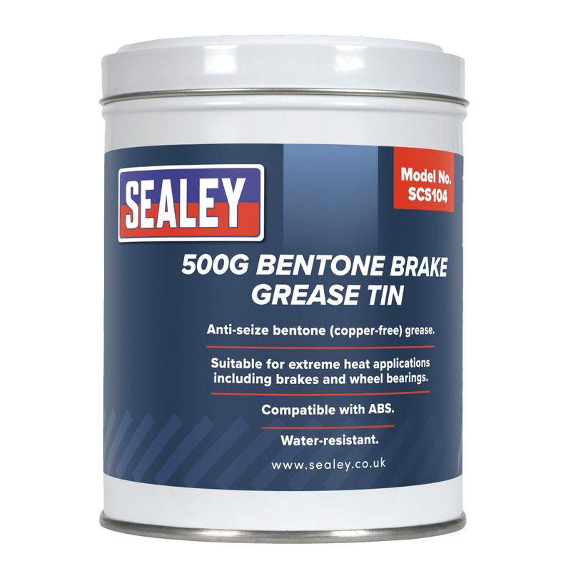 Sealey Oils & Lubricants 500g Bentone Brake Grease Tin-SCS104 5054511073294 SCS104 - Buy Direct from Spare and Square