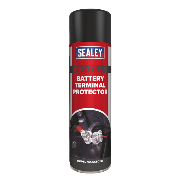 Sealey Oils & Lubricants 500ml Battery Terminal Spray-SCS015S 5054511074888 SCS015S - Buy Direct from Spare and Square