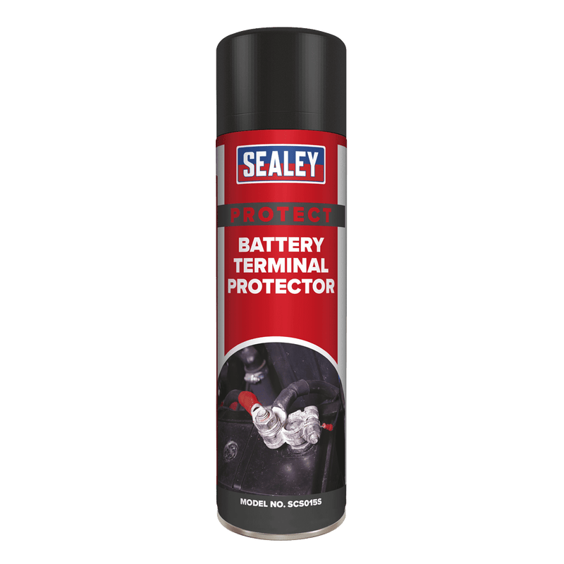 Sealey Oils & Lubricants 500ml Battery Terminal Spray-SCS015S 5054511074888 SCS015S - Buy Direct from Spare and Square