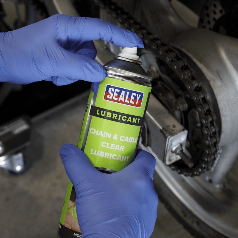 Sealey Oils & Lubricants 500ml Clear Chain & Cable Lubricant-SCS017S 5054511074918 SCS017S - Buy Direct from Spare and Square