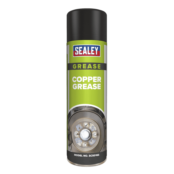 Sealey Oils & Lubricants 500ml Copper Grease Lubricant-SCS016S 5054511074895 SCS016S - Buy Direct from Spare and Square