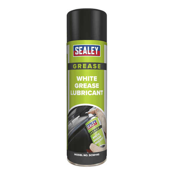 Sealey Oils & Lubricants 500ml White Grease Lubricant with PTFE - Pack of 6-SCS014 5054511062526 SCS014 - Buy Direct from Spare and Square