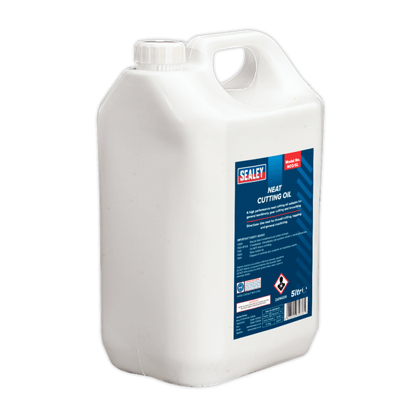 Sealey Oils & Lubricants 5L Neat Cutting Oil-NCO/5L 5024209358361 NCO/5L - Buy Direct from Spare and Square