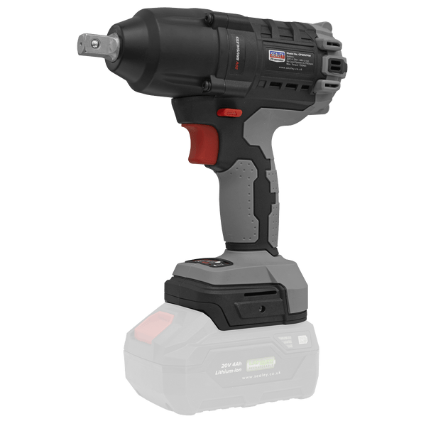 Sealey One Battery Platforms 20V SV20 Series 1/2"Sq Drive Brushless Impact Wrench - Body Only-CP20VPIW 5054511816891 CP20VPIW - Buy Direct from Spare and Square