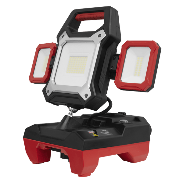 Sealey One Battery Platforms 20V SV20 Series 2-in-1 Cordless/Corded 45W SMD LED Worklight - Body Only-CP20VWL 5054630064753 CP20VWL - Buy Direct from Spare and Square
