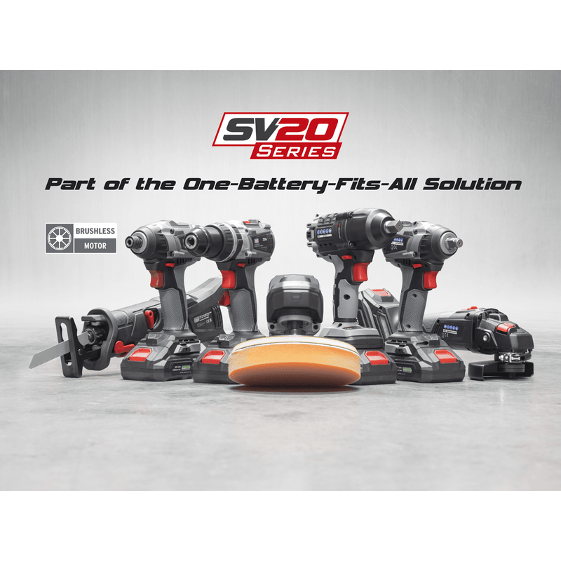 Sealey One Battery Platforms 20V SV20 Series Ø115mm Brushless Angle Grinder - Body Only-CP20VAGX 5054511618709 CP20VAGX - Buy Direct from Spare and Square