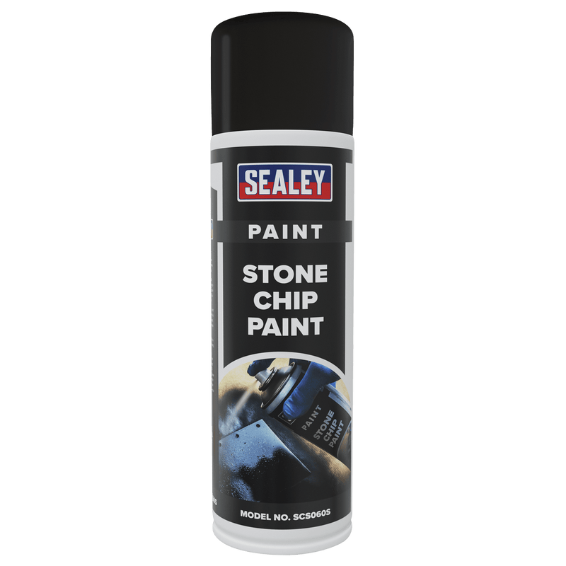 Sealey Paint 500ml Stone Chip Paint - Pack of 6-SCS060 5054630217364 SCS060 - Buy Direct from Spare and Square