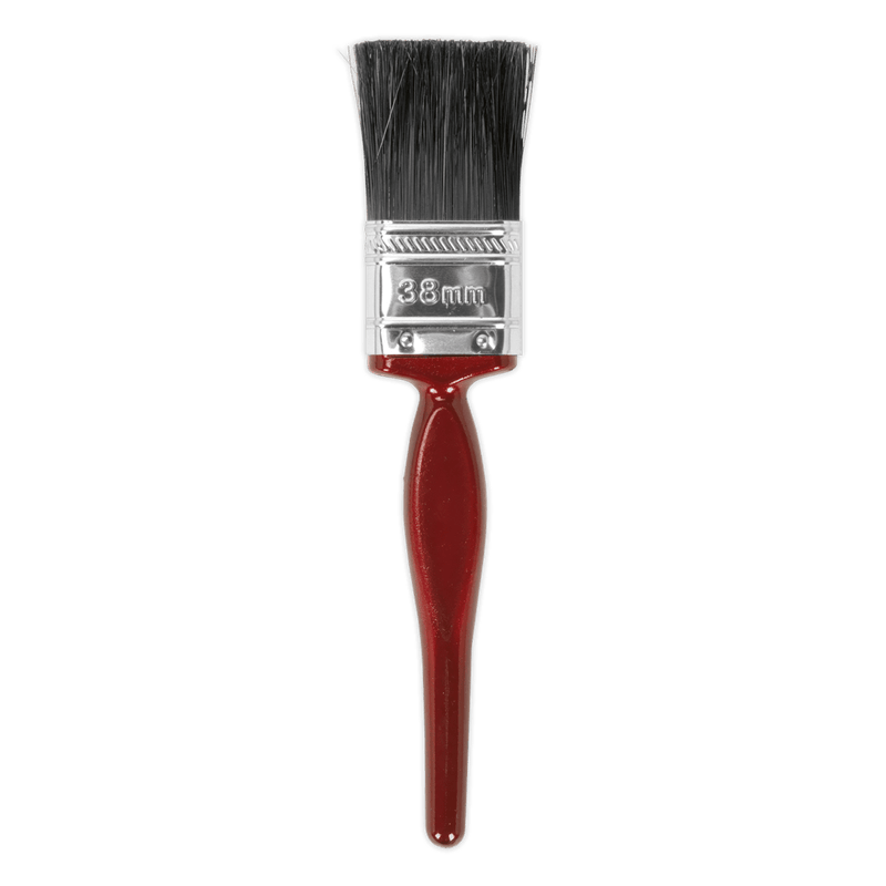 Sealey Paint Brushes 38mm Pure Bristle Paint Brush - Pack of 10-SPB38S 5054511011845 SPB38S - Buy Direct from Spare and Square