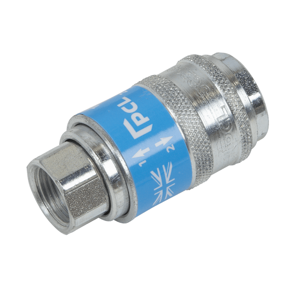 Sealey PCL Safeflow Safety Coupling Body Female 3/8"BSP 5054630331725 AC92 - Buy Direct from Spare and Square