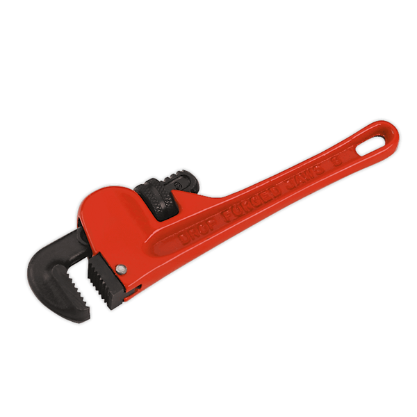 Sealey Pipe Tools 200mm Cast Steel Pipe Wrench - European Pattern-AK5101 5024209141369 AK5101 - Buy Direct from Spare and Square