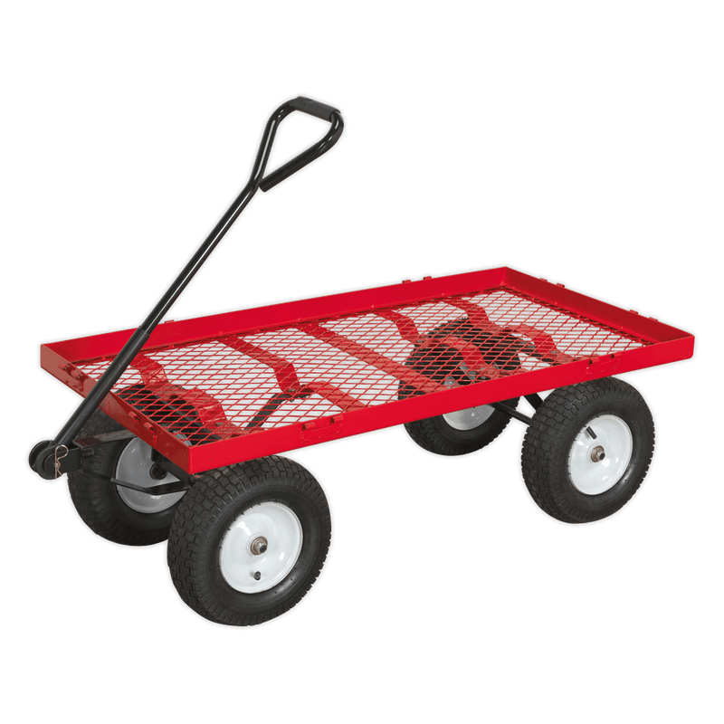 Sealey Platform Trucks Platform Truck with Folding/Removable Sides-CST806 5051747631489 CST806 - Buy Direct from Spare and Square