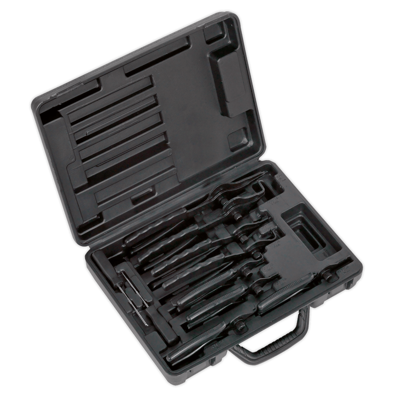 Sealey Pliers 10pc Internal/External Circlip Pliers Set-S01064 5051747892989 S01064 - Buy Direct from Spare and Square