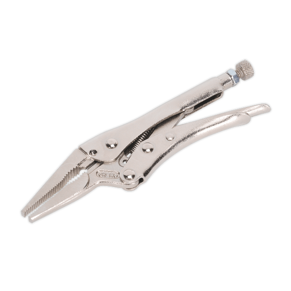 Sealey Pliers 170mm Long Nose Locking Pliers 0-50mm Capacity-AK6824 5024209353632 AK6824 - Buy Direct from Spare and Square