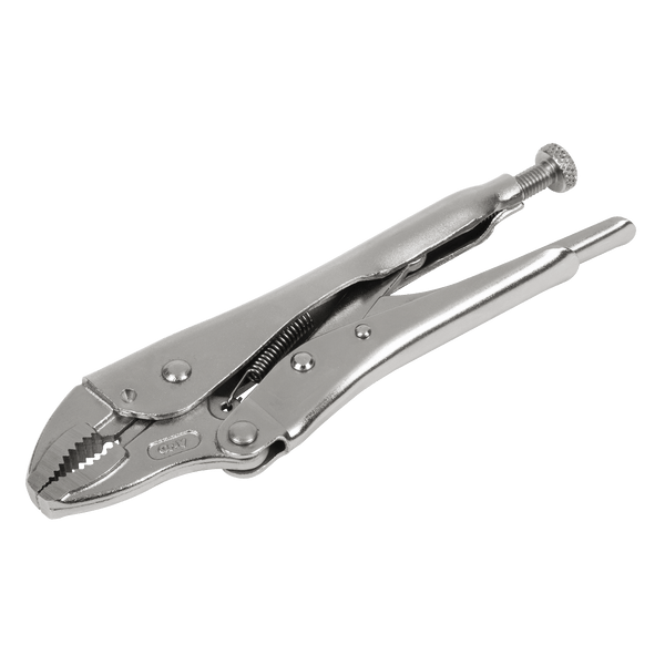 Sealey Pliers 185mm Locking Pliers Curved Jaws 0-38mm Capacity-AK6820 5054630295843 AK6820 - Buy Direct from Spare and Square