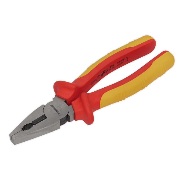 Sealey Pliers 200mm Combination Pliers - VDE Approved-AK83455 5054511270037 AK83455 - Buy Direct from Spare and Square