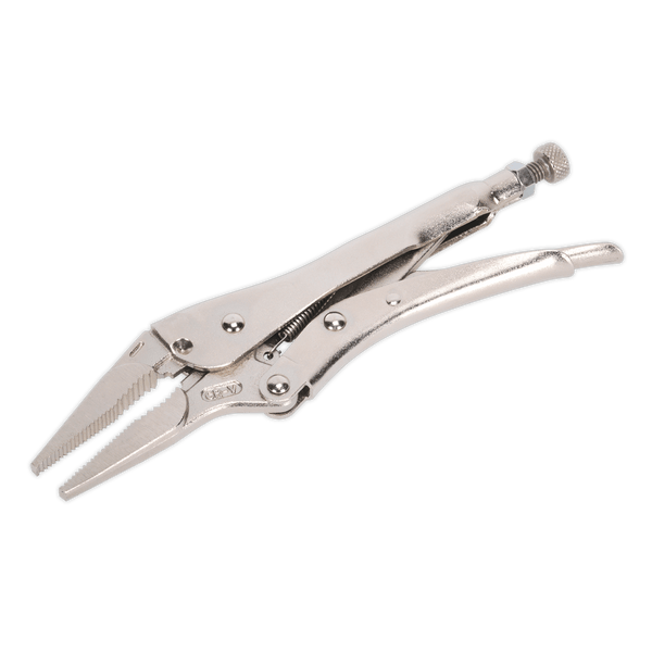 Sealey Pliers 210mm Long Nose Locking Pliers-AK6825 5024209353649 AK6825 - Buy Direct from Spare and Square