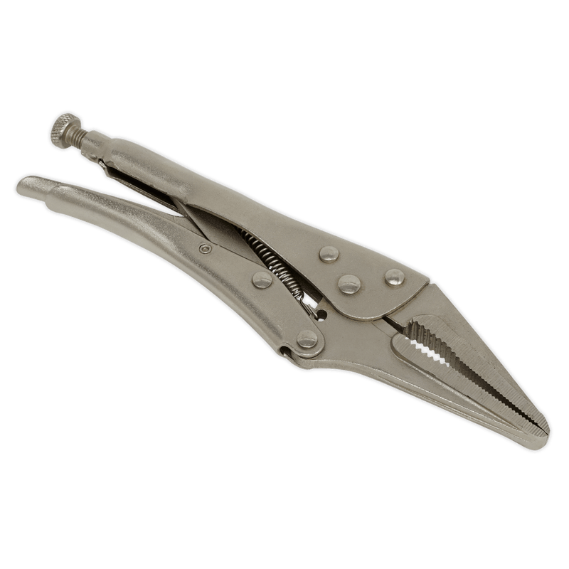 Sealey Pliers 225mm Long Nose Locking Pliers-S0462 5054511535761 S0462 - Buy Direct from Spare and Square