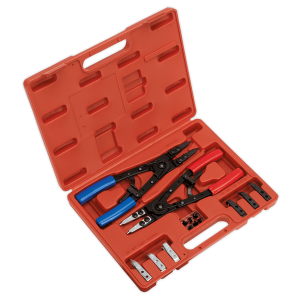 Sealey Pliers 265mm Heavy-Duty Circlip Pliers Set-AK8500 5024209740661 AK8500 - Buy Direct from Spare and Square