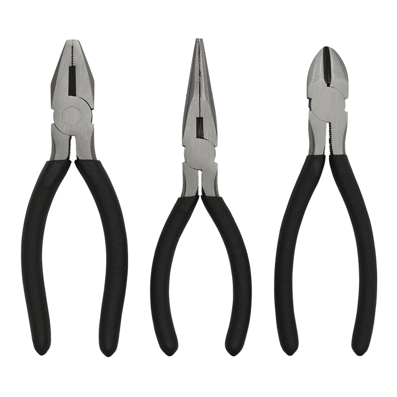 Sealey Pliers 3pc 150mm Pliers Set-S0447 5024209687263 S0447 - Buy Direct from Spare and Square
