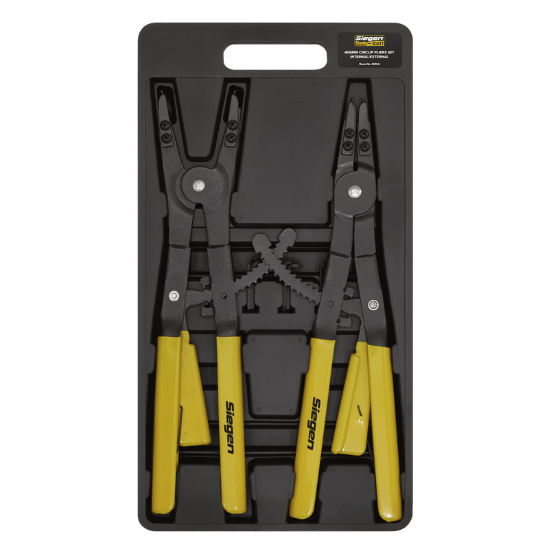 Sealey Pliers 400mm Internal/External Circlip Pliers Set-S0554 5024209803014 S0554 - Buy Direct from Spare and Square
