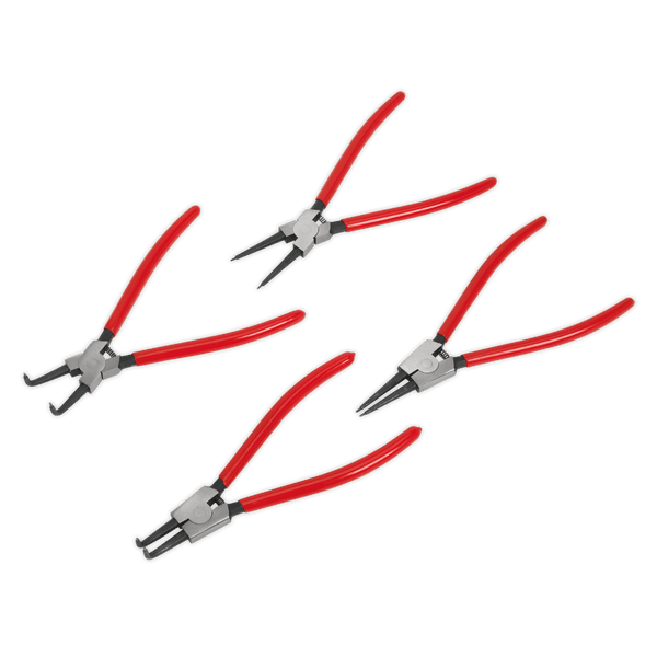 Sealey Pliers 4pc 230mm Circlip Pliers Set-AK8456 5054511234510 AK8456 - Buy Direct from Spare and Square