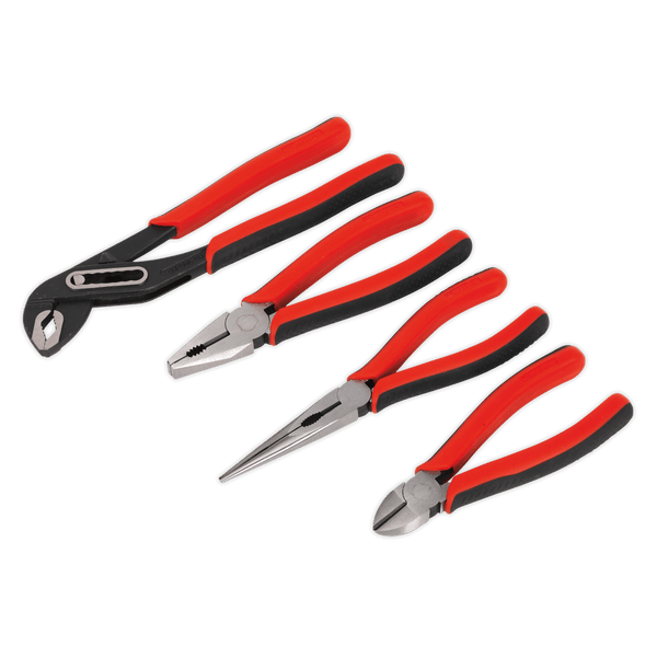Sealey Pliers 4pc Pliers Set-AK8579 5054511078732 AK8579 - Buy Direct from Spare and Square