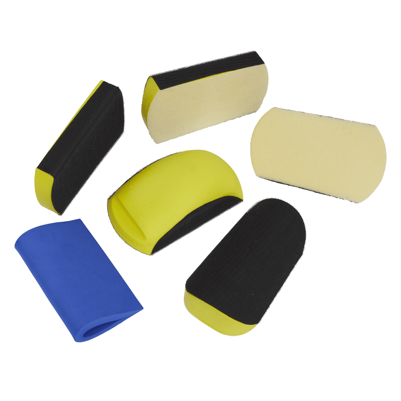 Sealey Preparation 6pc Hook-and-Loop Sanding Block Kit-RE40KIT 5054511729900 RE40KIT - Buy Direct from Spare and Square